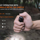 Fenix E12 V3 Compact Everyday Carry LED Flashlight -Luminus SST20 LED - 200 Lumens - Includes 1 x AA