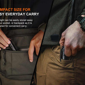 Fenix E12 V3 Compact Everyday Carry LED Flashlight -Luminus SST20 LED - 200 Lumens - Includes 1 x AA