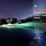 Fenix E18R-V2 USB-C Rechargeable EDC LED Flashlight - Luminus SST40 - 1200 Lumens - Includes 1 x 16340