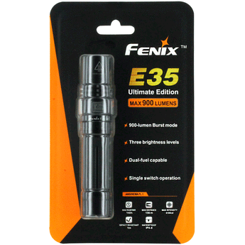 Fenix E35 Ultimate Edition Flashlight - CREE XM-L (U2) LED - 900 Lumens - Uses 1 x 18650  or 2 x CR123A