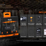 Fenix GL22 Rechargeable LED Weapon Light with Red Laser - Luminus SST20 - 750 Lumens - Includes 1 x 16340