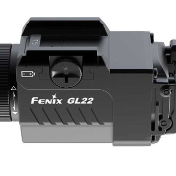 Fenix GL22 Rechargeable LED Weapon Light with Red Laser - Luminus SST20 - 750 Lumens - Includes 1 x 16340