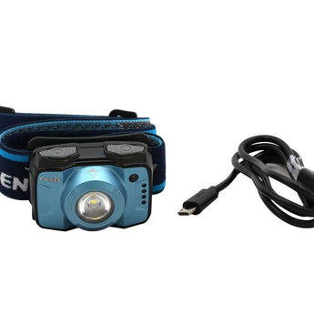 Fenix HL12R Rechargeable LED Headlamp - CREE XP-G2 and Nichia Red LED - 400 Lumens - Uses Built-In 1000mAh Li-Poly Battery Pack - Purple, Blue or Grey