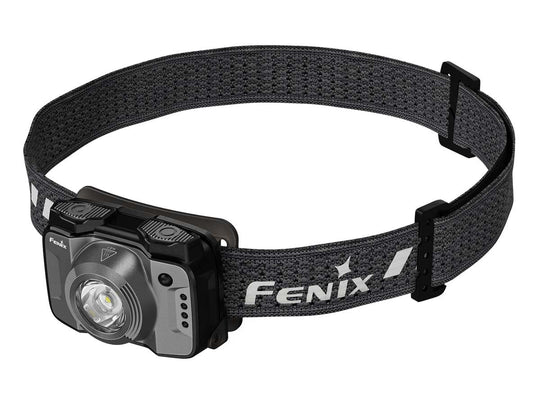 Fenix HL12R V2.0 USB-C Rechargeable LED Headlamp - 500 Lumens - Luminus SST20 - Uses Built-in 950mAh Li-ion Battery Pack - Gun Gray or Purple