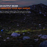 Fenix HL12R V2.0 USB-C Rechargeable LED Headlamp - 500 Lumens - Luminus SST20 - Uses Built-in 950mAh Li-ion Battery Pack - Gun Gray or Purple