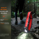 Fenix HL16 Lightweight LED Headlamp - 450 Lumens - Luminus SST20 - Includes 3 x AAA - Black, Pink, Green