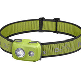 Fenix HL16 Lightweight LED Headlamp - 450 Lumens - Luminus SST20 - Includes 3 x AAA - Black, Pink, Green