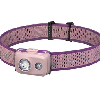 Fenix HL16 Lightweight LED Headlamp - 450 Lumens - Luminus SST20 - Includes 3 x AAA - Black, Pink, Green