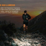 Fenix HL18R-T V2.0 USB-C Rechargeable LED Headlamp - 800 Lumens - Includes 1 x ARB-LP1900 Battery Pack - Polar Night Black or Iceberg White