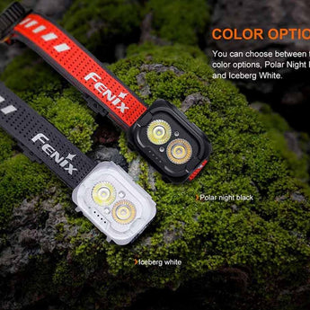 Fenix HL18R-T V2.0 USB-C Rechargeable LED Headlamp - 800 Lumens - Includes 1 x ARB-LP1900 Battery Pack - Polar Night Black or Iceberg White