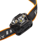 Fenix HL18R Rechargeable LED Headlamp - CREE XP-G3 - 400 Lumens - Uses Replaceable 1300mAh Li-ion Battery Pack (included) or 3 x AAA
