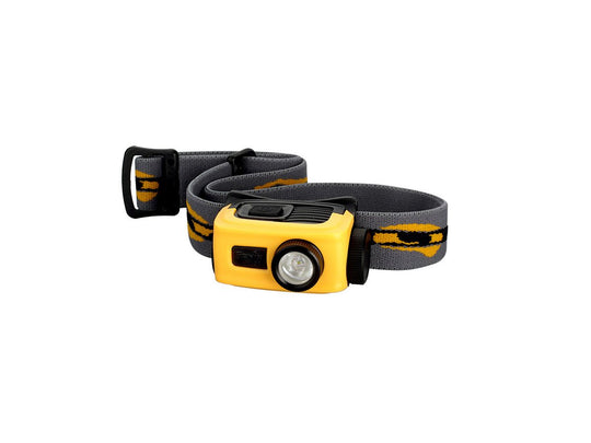 Fenix HL22 LED Headlamp - Orange - 120 Lumens - CREE XP-E R4 LED - Runs on 1x AA (NiMH/Alkaline) (Batteries included)