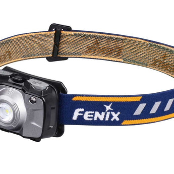 Fenix HL30 2018 Edition Outdoor Hiking Headlamp - CREE XP-G3 and Nichia Red LED - 300 Lumens - Includes 2 x AA - Grey