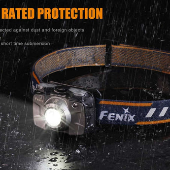 Fenix HL30 2018 Edition Outdoor Hiking Headlamp - CREE XP-G3 and Nichia Red LED - 300 Lumens - Includes 2 x AA - Grey