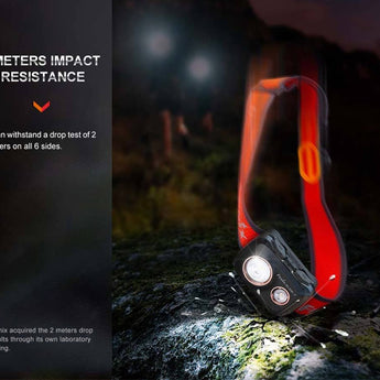 Fenix HL32R-T USB-C Rechargeable Trail Running Headlamp - 800 Lumens - Luminus SST20 - Includes 1 x ARB-LP1900 Li-Poly Battery Pack - Black, Blue, and Rose Red