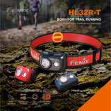 Fenix HL32R-T USB-C Rechargeable Trail Running Headlamp - 800 Lumens - Luminus SST20 - Includes 1 x ARB-LP1900 Li-Poly Battery Pack - Black, Blue, and Rose Red