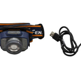 Fenix HL40R Rechargeable Focusable LED Headlamp - CREE XP-L HI V2 LED - 600 Lumens - Includes Built-In Li-Poly Battery Pack - Blue or Grey
