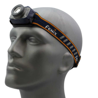 Fenix HL40R Rechargeable Focusable LED Headlamp - CREE XP-L HI V2 LED - 600 Lumens - Includes Built-In Li-Poly Battery Pack - Blue or Grey
