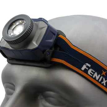 Fenix HL40R Rechargeable Focusable LED Headlamp - CREE XP-L HI V2 LED - 600 Lumens - Includes Built-In Li-Poly Battery Pack - Blue or Grey