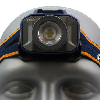 Fenix HL40R Rechargeable Focusable LED Headlamp - CREE XP-L HI V2 LED - 600 Lumens - Includes Built-In Li-Poly Battery Pack - Blue or Grey