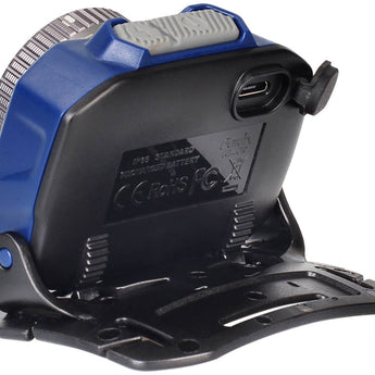 Fenix HL40R Rechargeable Focusable LED Headlamp - CREE XP-L HI V2 LED - 600 Lumens - Includes Built-In Li-Poly Battery Pack - Blue or Grey