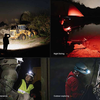 Fenix HL45R USB-C Rechargeable Multipurpose Focusable Induction Headlamp - 1000 Lumens - Luminus SFT25R - Includes 1 x 1900mAh Li-ion Battery Pack