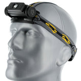 Fenix HL60R Dual Light Source USB Rechargeable Headlamp - Luminus SST40 - 950 Lumens - Uses 1 x 18650 (Included) or 2 x CR123A - Yellow