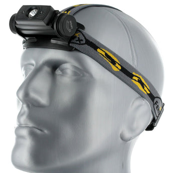 Fenix HL60R Dual Light Source USB Rechargeable Headlamp - Luminus SST40 - 950 Lumens - Uses 1 x 18650 (Included) or 2 x CR123A - Yellow