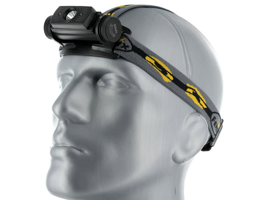 Fenix HL60R Dual Light Source USB Rechargeable Headlamp - Luminus SST40 - 950 Lumens - Uses 1 x 18650 (Included) or 2 x CR123A - Yellow