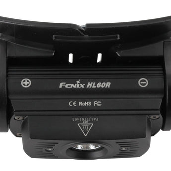 Fenix HL60R Dual Light Source USB Rechargeable Headlamp - Luminus SST40 - 950 Lumens - Uses 1 x 18650 (Included) or 2 x CR123A - Yellow