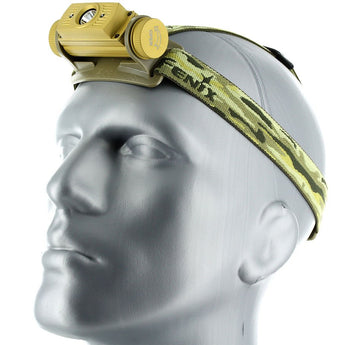 Fenix HL60R Dual Light Source USB Rechargeable Headlamp - Luminus SST40 - 950 Lumens - Uses 1 x 18650 (Included) or 2 x CR123A - Yellow