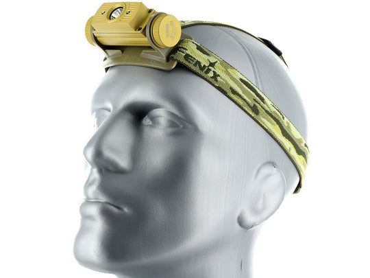 Fenix HL60R Dual Light Source USB Rechargeable Headlamp - Luminus SST40 - 950 Lumens - Uses 1 x 18650 (Included) or 2 x CR123A - Yellow