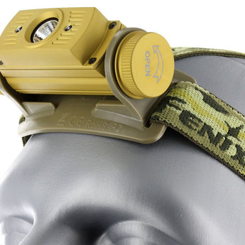 Fenix HL60R Dual Light Source USB Rechargeable Headlamp - Luminus SST40 - 950 Lumens - Uses 1 x 18650 (Included) or 2 x CR123A - Yellow