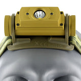 Fenix HL60R Dual Light Source USB Rechargeable Headlamp - Luminus SST40 - 950 Lumens - Uses 1 x 18650 (Included) or 2 x CR123A - Yellow