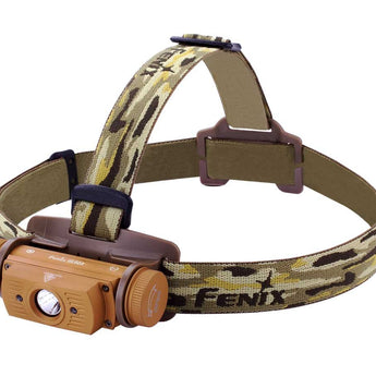 Fenix HL60R Dual Light Source USB Rechargeable Headlamp - Luminus SST40 - 950 Lumens - Uses 1 x 18650 (Included) or 2 x CR123A - Yellow