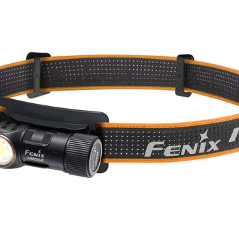 fenix hm50r v2 headlamp angled to the left