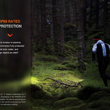 Fenix HM62-T Lightweight Trail Running LED Headlamp - 1200 Lumens - Luminus SST40 - Includes 1 x USB-C Rechargeable 18650 - Black or Magma