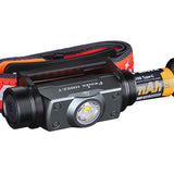 Fenix HM62-T Lightweight Trail Running LED Headlamp - 1200 Lumens - Luminus SST40 - Includes 1 x USB-C Rechargeable 18650 - Black or Magma