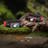 Fenix HM62-T Lightweight Trail Running LED Headlamp - 1200 Lumens - Luminus SST40 - Includes 1 x USB-C Rechargeable 18650 - Black or Magma