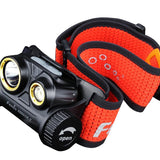 Fenix HM65R-T USB-C Rechargeable Running Headlamp - Luminus SST40 and CREE XP-G2 S3 - 1500 Lumens - Includes 1 x 18650