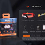 Fenix HM65R-T V2.0 USB-C Rechargeable LED Headlamp - Luminus SST40 - 1600 Lumens - Includes 1 x 18650 - Black, Purple, or Nebular