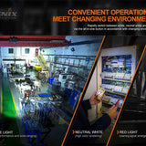 Fenix HM70R USB-C Rechargeable LED Headlamp - 1600 Lumens - Luminus SST40 - Includes 1 x 21700