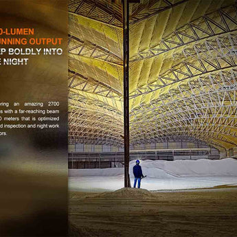 Fenix HM71R USB-C Rechargeable LED Headlamp - 1 x Luminus SFT70 and 1 x Luminus SST20 - 2700 Lumens - Includes 1 x 21700