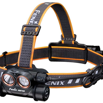 Fenix HM75R USB-C Rechargeable LED Industrial Headlamp - 1600 Lumens - Includes 1 x 21700 and 1 x 18650
