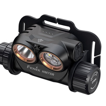 Fenix HM75R USB-C Rechargeable LED Industrial Headlamp - 1600 Lumens - Includes 1 x 21700 and 1 x 18650