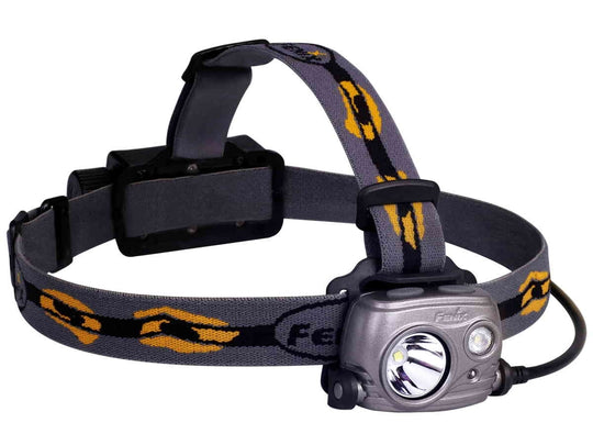 Fenix HP25R Dual LED Rechargeable Headlamp - Angle Shot