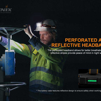 Fenix HP25R V2 USB-C Rechargeable LED Headlamp - 1600 Lumens - Luminus SST40 - Includes 1 x 21700