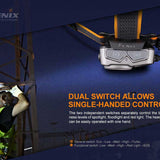 Fenix HP25R V2 USB-C Rechargeable LED Headlamp - 1600 Lumens - Luminus SST40 - Includes 1 x 21700