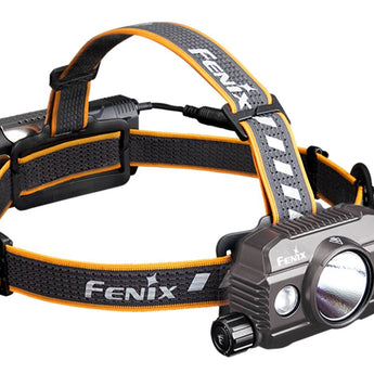 Fenix HP30R-V2 USB-C Rechargeable LED Headlamp - CREE XHP50 and XP-G3 S4 - 3000 Lumens - Includes 2 x 21700 - Black