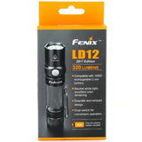 Fenix LD12 (2017) Professional Outdoor Flashlight - CREE XP-G2 R5 LED - Neutral White - 320 Lumens - Uses 1 x 14500 or 1 x AA (Included)